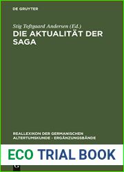 Die Aktualitat der Saga (Reallexikon der Germanischen Altertumskunde - Erganzungsbande) (German Edition)