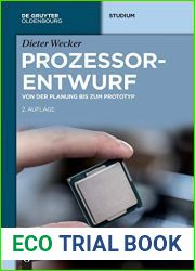 Prozessorentwurf: Von Der Planung Bis Zum Prototyp (De Gruyter Studium) (German Edition)