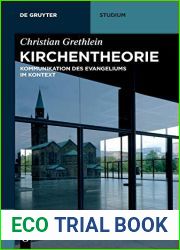 Kirchentheorie (de Gruyter Studium) (German Edition)