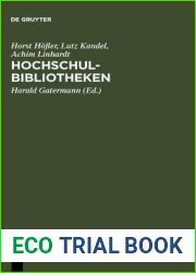 Hochschulbibliotheken (German Edition)