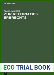 Zur Reform Des Erbrechts (German Edition)