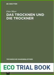 MDT=PRDVOLNM| |term Das Trocknen und die Trockner