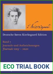 Deutsche Soren Kierkegaard Edition : Band 7 Journale NB 15-20
