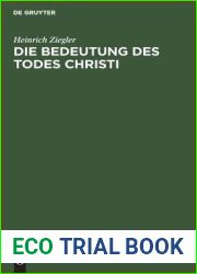 Die Bedeutung Des Todes Christi: Ein Vortrag (German Edition)