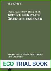 Antike Berichte uber die Essener