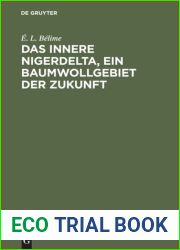 Das Innere Nigerdelta, Ein Baumwollgebiet Der Zukunft