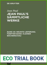 Jean Paul|s Sammtliche Werke. Band 45 Neunte Lieferung. Funfter Band