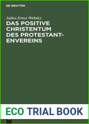Das Positive Christentum Des Protestantenvereins (German Edition)