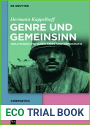 Genre Und Gemeinsinn: Hollywood Zwischen Krieg Und Demokratie (Cinepoetics) (German and German Edition)