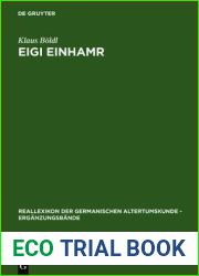 Eigi einhamr: Beitrage zum Weltbild der Eyrbyggja und anderer Islandersagas (Erganzungsbande Zum Reallexikon der Germanischen Altertumskunde) (German Edition)
