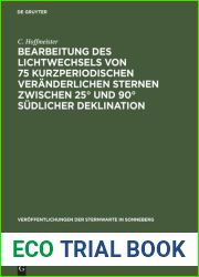 Bearbeitung des Lichtwechsels von 75 kurzperiodischen veranderlichen Sternen zwischen 25? und 90? sudlicher Deklination