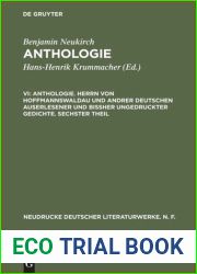 Anthologie. VI Anthologie. Herrn von Hoffmannswaldau und andrer..