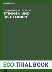 Stimmen Und Richtlinien (German Edition)