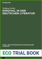 Parzival in Der Deutschen Literatur (Stoff- Und Motivgeschichte Der Deutschen Literatur) (German Edition)