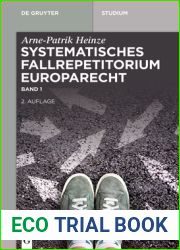 Systematisches Fallrepetitorium Europarecht (de Gruyter Studium) (German Edition)