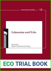 Lebenssinn Und Erbe (Maecenata Schriften) (German Edition) (Maecenata Schriften, 12)