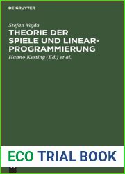 Theorie Der Spiele Und Linearprogrammierung (German Edition)