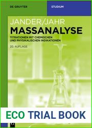 Massanalyse: Titrationen mit chemischen und physikalischen Indikationen (De Gruyter Studium) (German Edition)