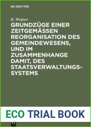Grundzuge einer zeitgemassen Reorganisation des Gemeindewesens..