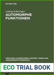 Automorphe Funktionen