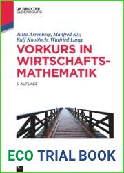 Vorkurs in Wirtschaftsmathematik