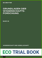 Grundlagen Der Wissenschaftsforschung (Wissenschaft Und Gesellschaft) (German Edition)