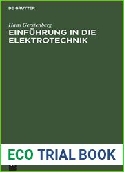 Einfuhrung in Die Elektrotechnik (German Edition)