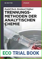Trennungsmethoden Der Analytischen Chemie