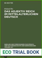 Das Adjektiv reich im mittelalterlichen Deutsch