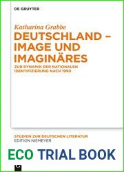Deutschland - Image und Imaginares (Studien zur deutschen Literatur) (German Edition)