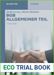 Bgb Allgemeiner Teil