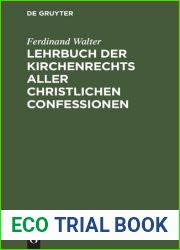Lehrbuch der Kirchenrechts aller christlichen Confessionen