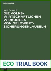 Die volkswirtschaftlichen Wirkungen von Geldwertsicherungsklauseln (German Edition)