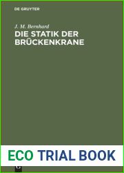 Die Statik der Bruckenkrane