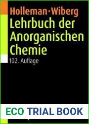 Lehrbuch der Anorganischen Chemie (German Edition)