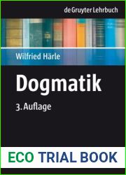 Dogmatik (De Gruyter Lehrbuch)