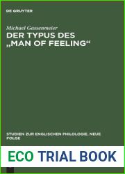 Der Typus des man of feeling (Studien Zur Englischen Philologie. Neue Folge) (German Edition)