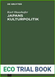 Japans Kulturpolitik (German Edition)