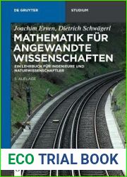 Mathematik fur Angewandte Wissenschaften (De Gruyter Studium) (German Edition)