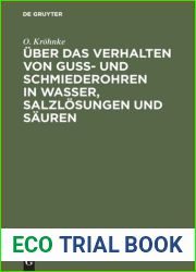 Uber das Verhalten von Guss- und Schmiederohren in Wasser, Salzlosungen und Sauren