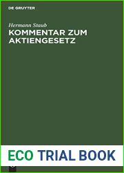 Kommentar zum Aktiengesetz (German Edition)