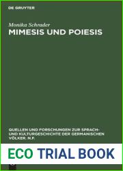 Mimesis und Poiesis (Quellen Und Forschungen Zur Sprach- Und Kulturgeschichte der) (German Edition)