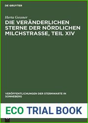 Die Veranderlichen Sterne Der Nordlichen Milchstrasse, Teil XIV (Veroffentlichungen Der Sternwarte in Sonneberg) (German Edition)