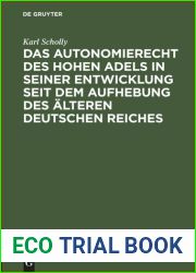 Das Autonomierecht des hohen Adels in seiner Entwicklung seit dem Aufhebung des alteren deutschen Reiches