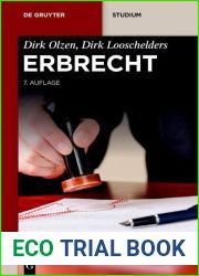 Erbrecht (de Gruyter Studium) (German Edition)