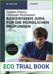 Basiswissen Jura fur die mundlichen Prufungen