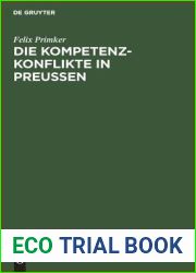 Die Kompetenz-Konflikte in Preussen (German Edition)