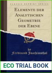 Elemente der Analytischen Geometrie der Ebene (Classic Reprint) (German Edition)
