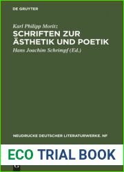 Schriften zur Asthetik und Poetik. Kritische Ausgabe