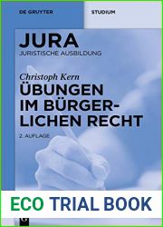 Ubungen im Burgerlichen Recht (De Gruyter Studium) (German Edition)